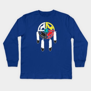 Medicine Wheel Kids Long Sleeve T-Shirt